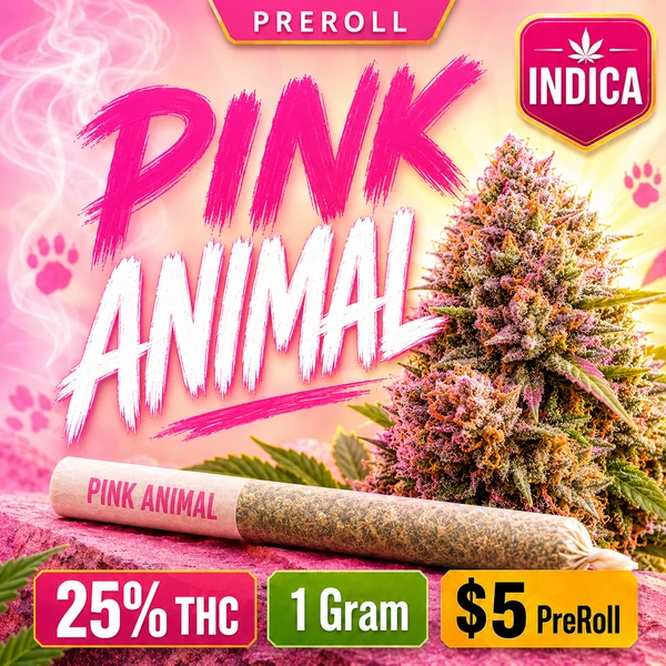 PINK ANIMAL 1G IND PRE-ROLL at Fort York Cannabis